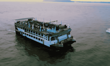 paradise cruise sunset view