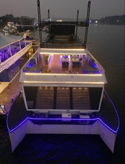 VIP Luxury dinner cruise goa front view